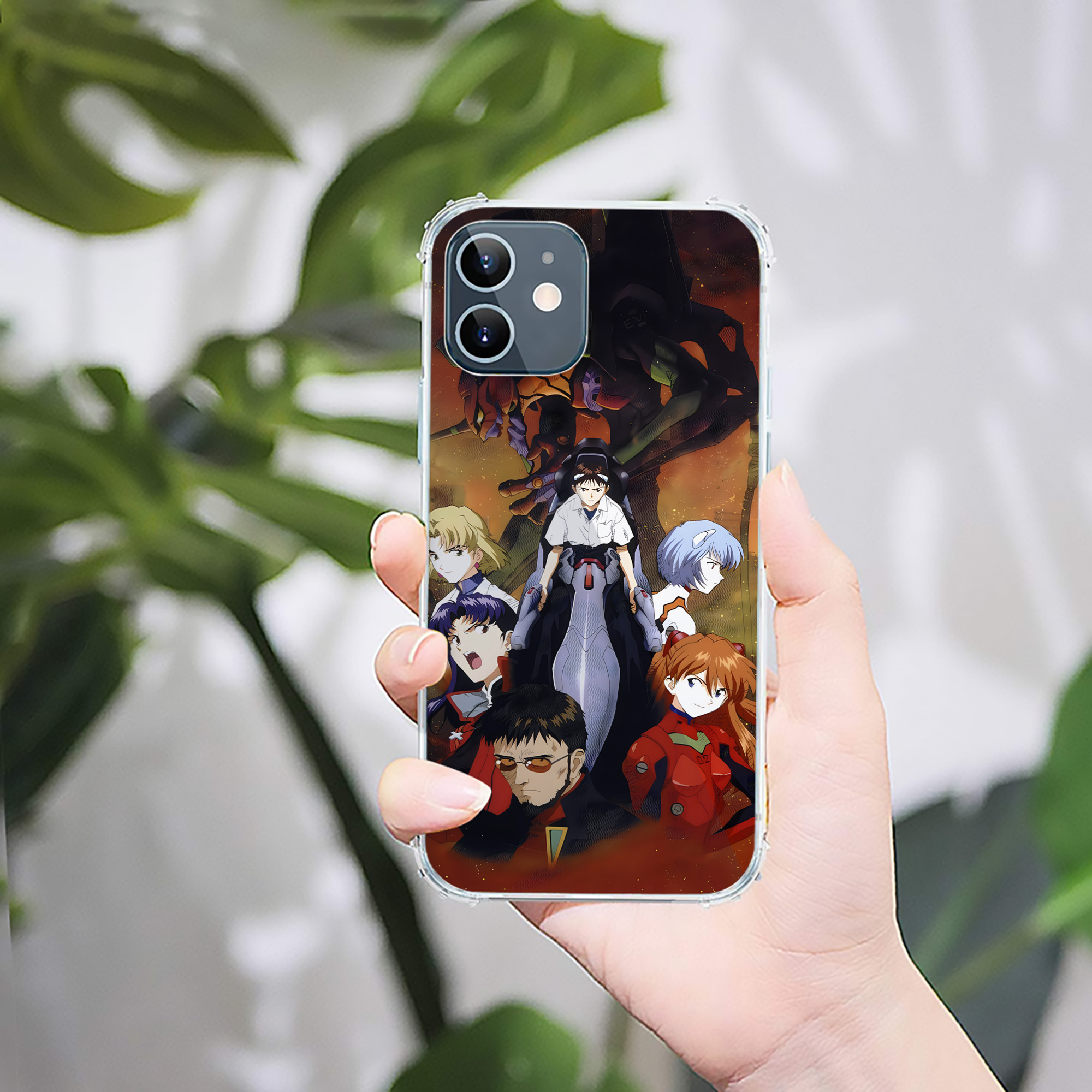 （画像用） EVA 新世紀エヴァンゲリオン 【iPhone 12シリーズ対応】透明スマホケース（クリアソフトケース）